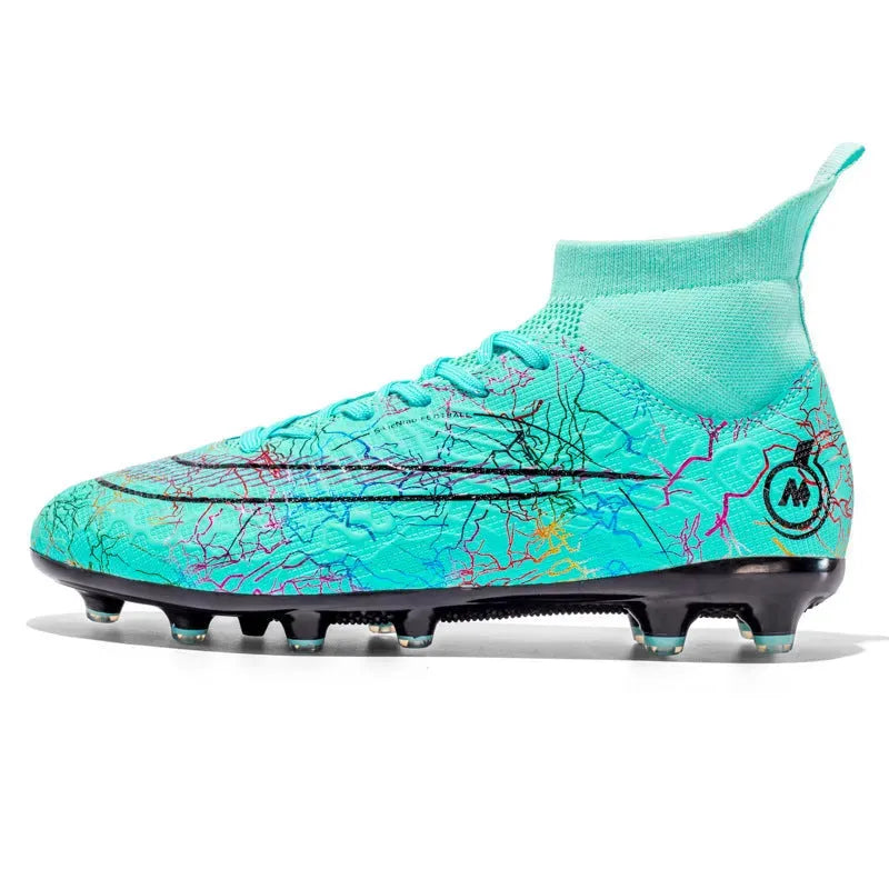 High Top Soccer Shoes TF Broken Nails Artificial Turf - Bellarte Enchanté High Top Soccer Shoes TF Broken Nails Artificial Turf